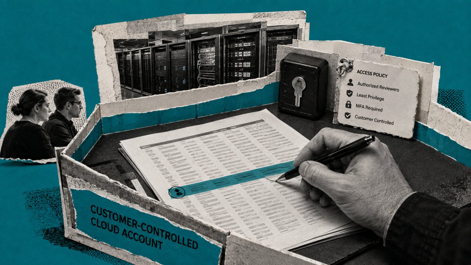 Claude EFS में निगरानी डेटा ग्राहक के क्लाउड में—मानवीय जाँच भी वहीं