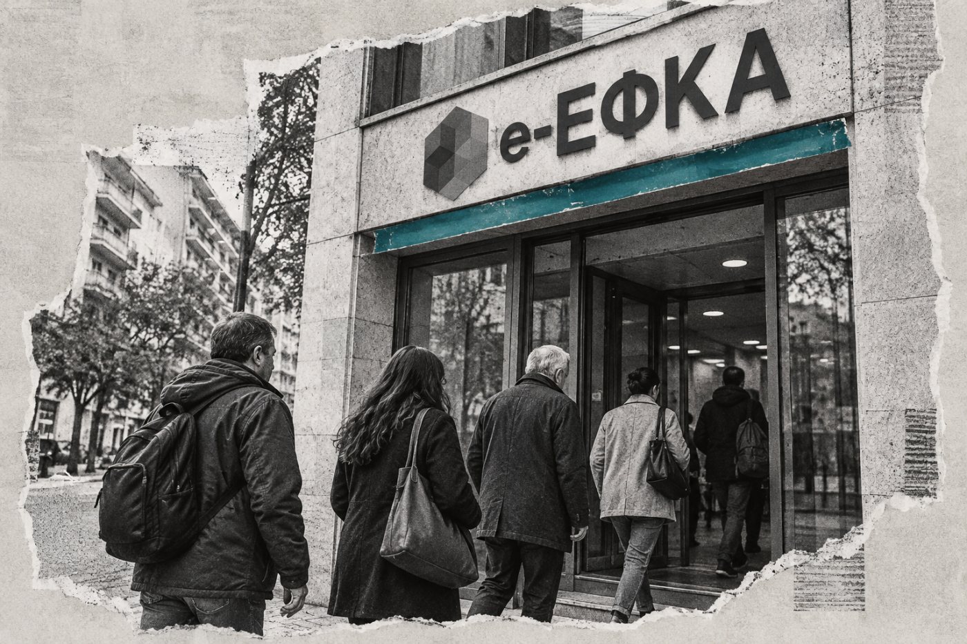 Οι εισφορές μη μισθωτού συνυπολογίζονται και στα δύο υποθετικά σχήματα της σύγκρισης.