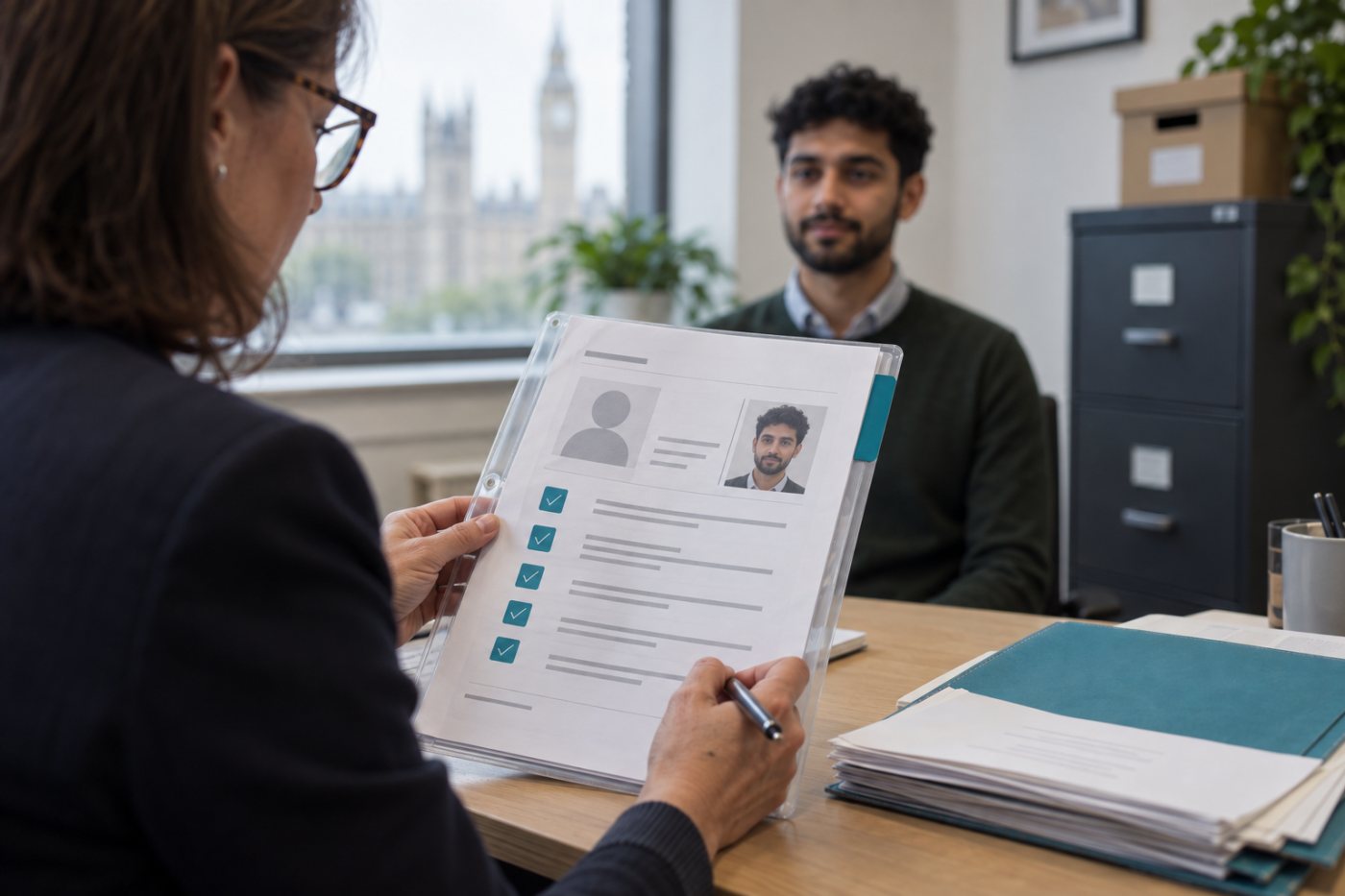 Empleador que comprueba el registro del proveedor y conserva el resultado del control laboral digital.
