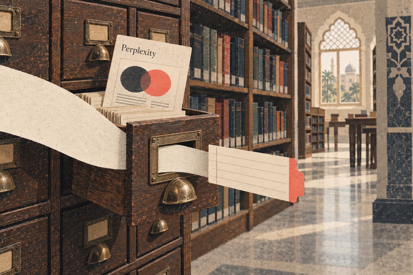Perplexity کے تحقیقی جواب سے سوال کی اصلاح اور اصل مآخذ تک رسائی کا تقابل