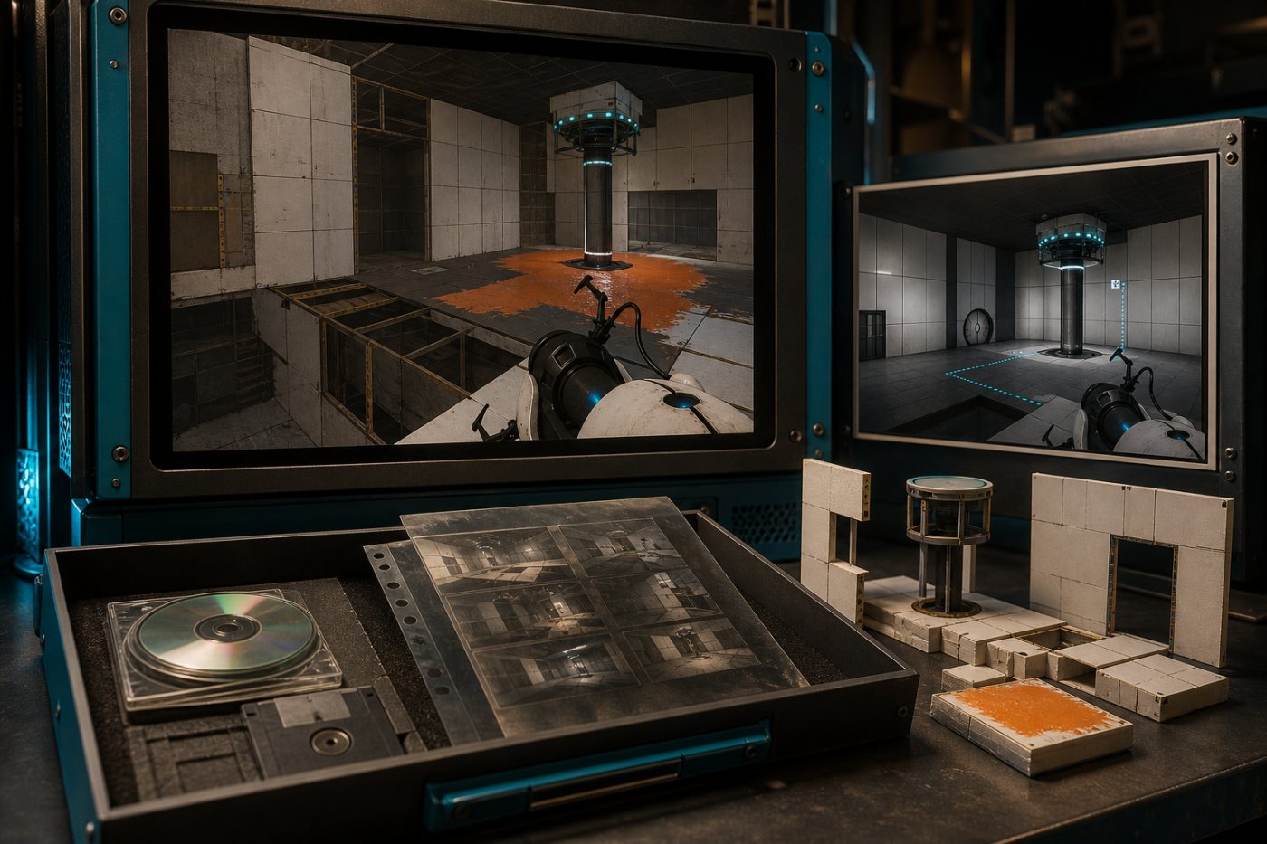 Doğrulanmış eski Portal 2 yapısında yayımlanmayan bölüm ve oyun mekaniğinin incelenmesi
