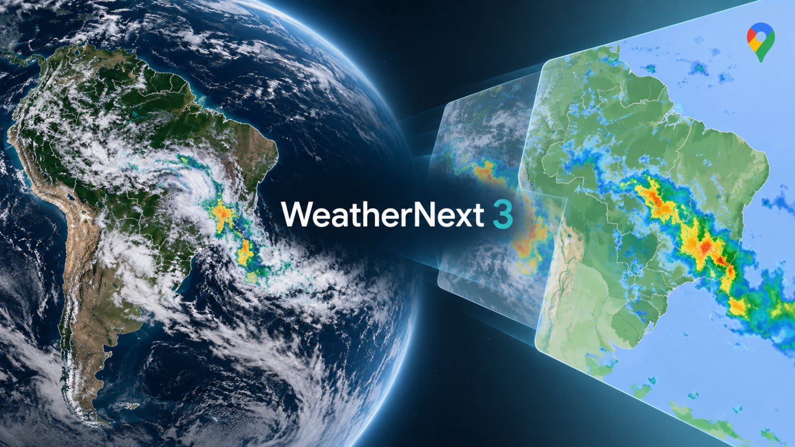 WeatherNext 3 atualiza a previsão a cada hora — e chega ao Google Maps