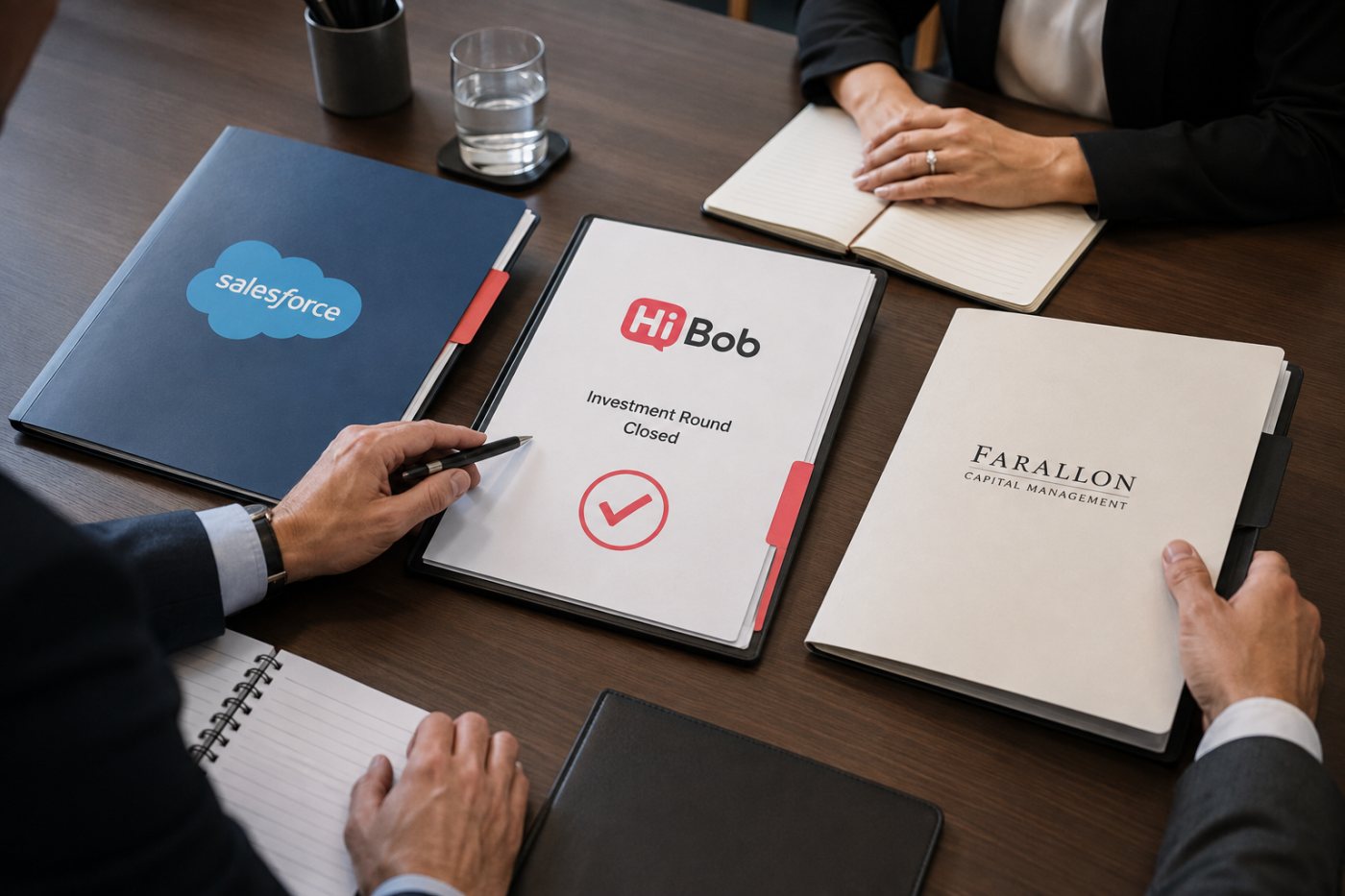 HiBobの1.66億ドル投資でSalesforce主導とFarallon参加を区別して確認する業務