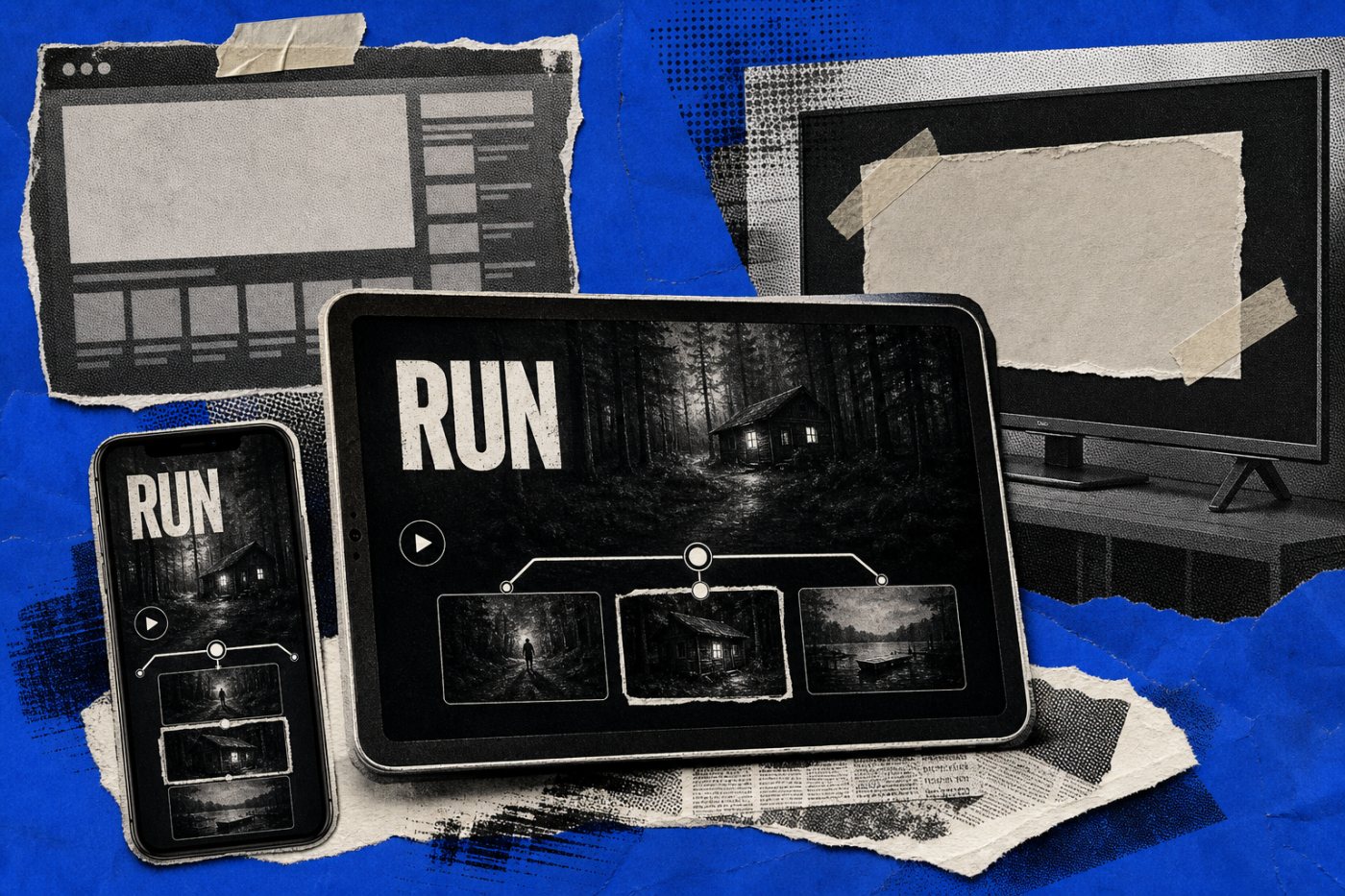 Ein RUN-Projekt ist für Web und Mobilgeräte verfügbar, während Steam und Smart-TV noch ausstehen.