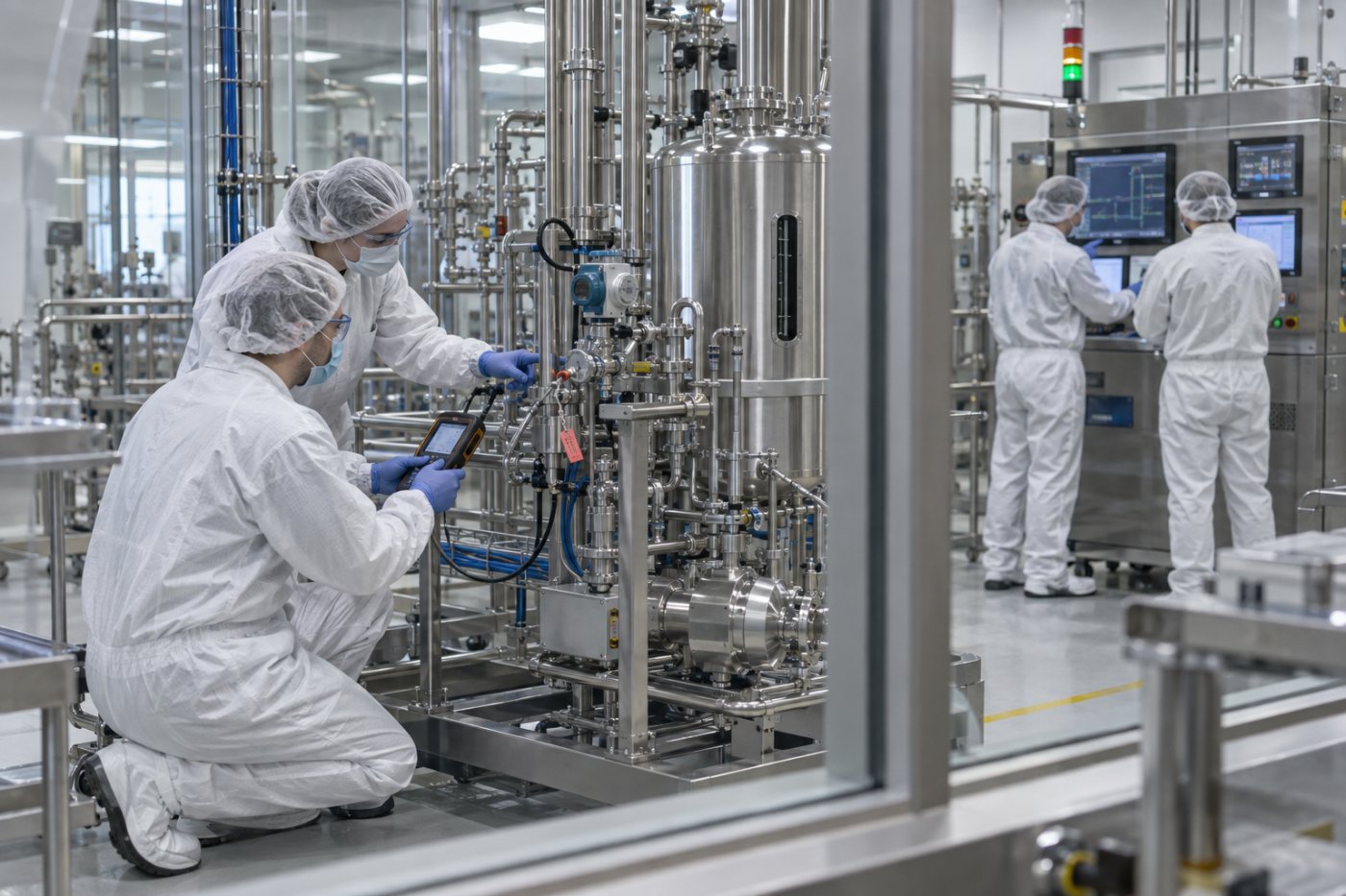 Project Farma کی CQV جانچ اور SimoTech کے automation controls کا ایک دوا ساز پلانٹ میں ربط