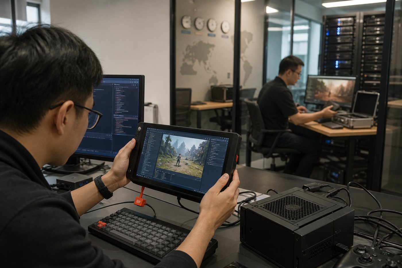 স্বাধীন Godot Engine-এর পাশে W4 Games-এর পৃথক professional support ও enterprise deployment স্তর।