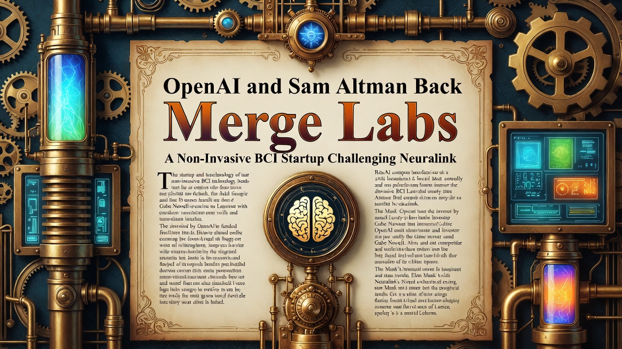 OpenAI and Sam Altman Back Merge Labs: A Non-Invasive BCI Startup Challenging Neuralink