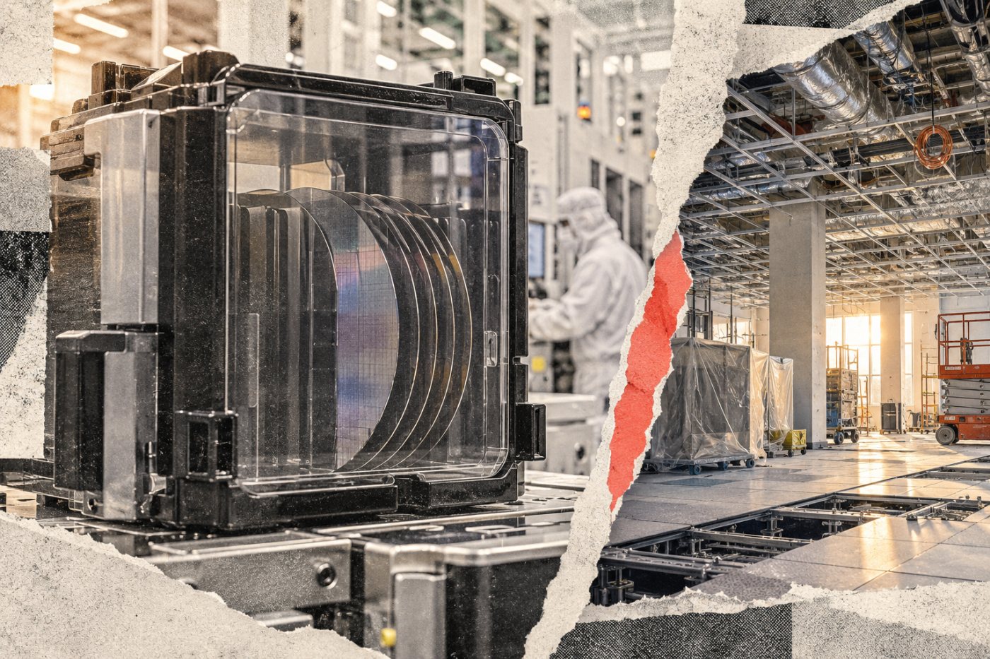 Im GlobalFoundries-Werk Dresden läuft die Fertigung von 300-mm-Wafern während des Ausbaus der Produktionskapazität weiter.
