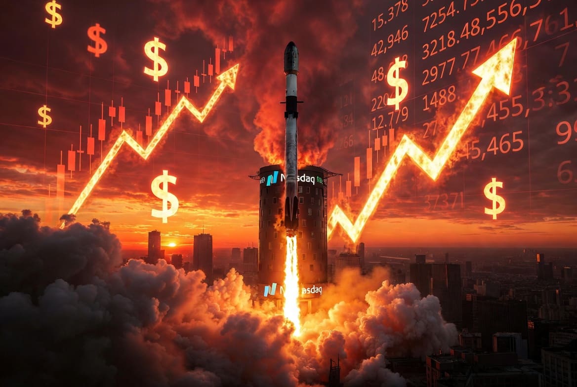 5 безумных цифр первой недели SpaceX на бирже: Маск — триллионер, $75 млрд и покупка за $60 млрд