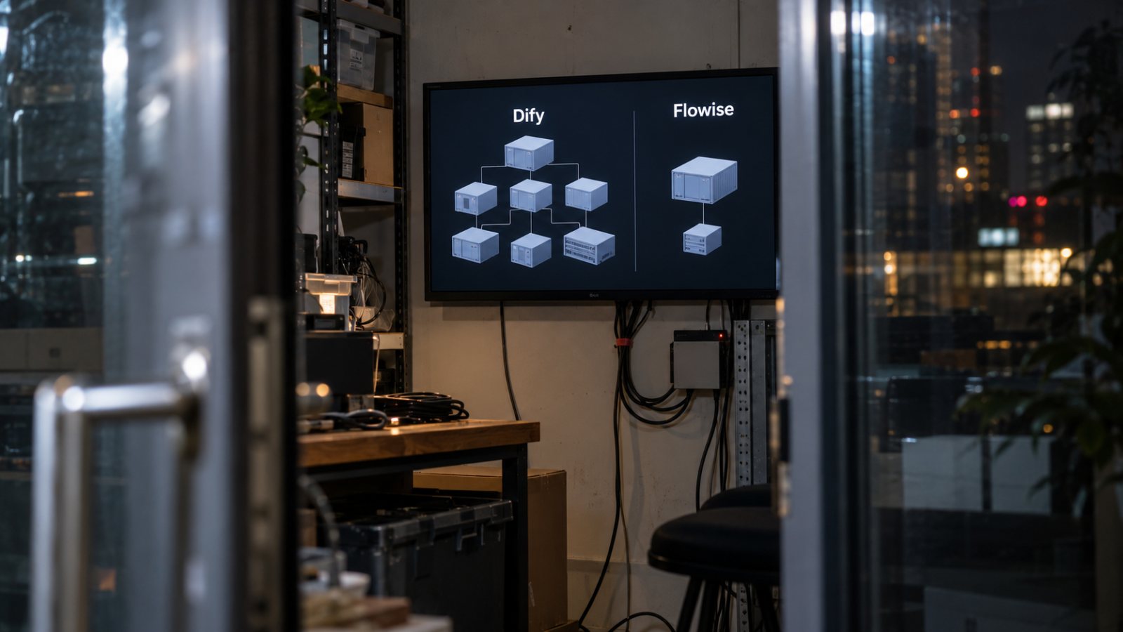 Dify sau Flowise: 2,45 GB versus 450 MB schimbă alegerea self-hosted