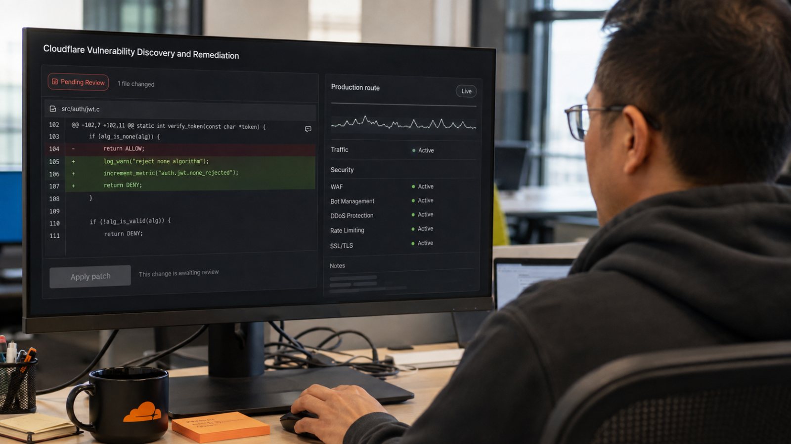 Cloudflare mengusulkan tambalan AI—manusia tetap memegang tombol terapkan