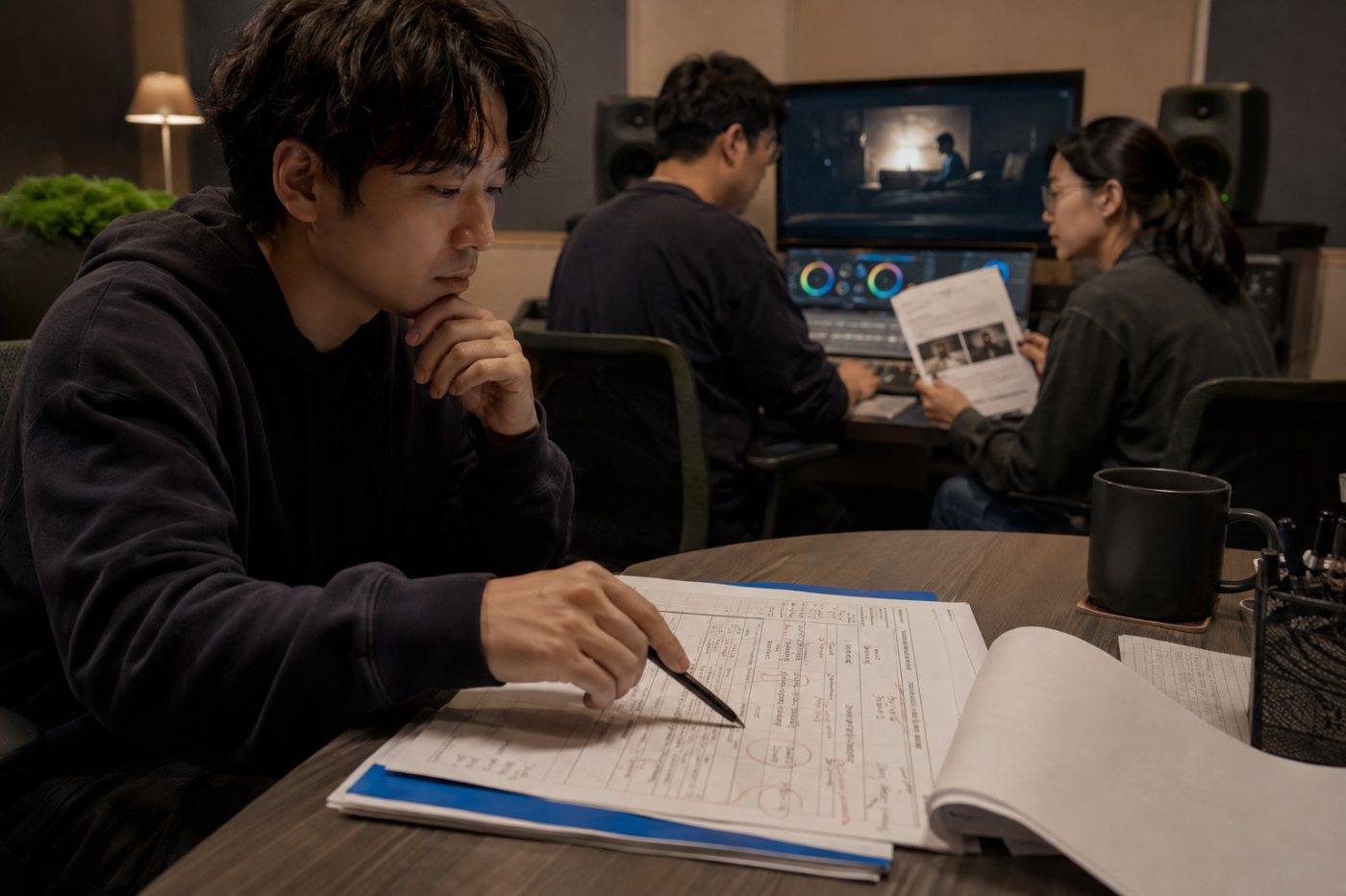 Netflix 제작 지원을 받는 크리에이터가 공개 일정과 시청자 정보의 제약을 함께 검토하는 과정