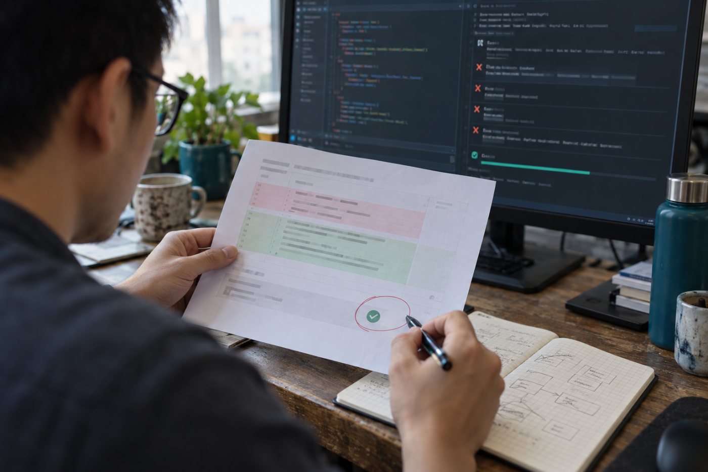 Bản vá của AI coding agent vượt qua kết quả cuối nhưng trace cho thấy lời gọi công cụ lỗi và thiếu bước xác minh.