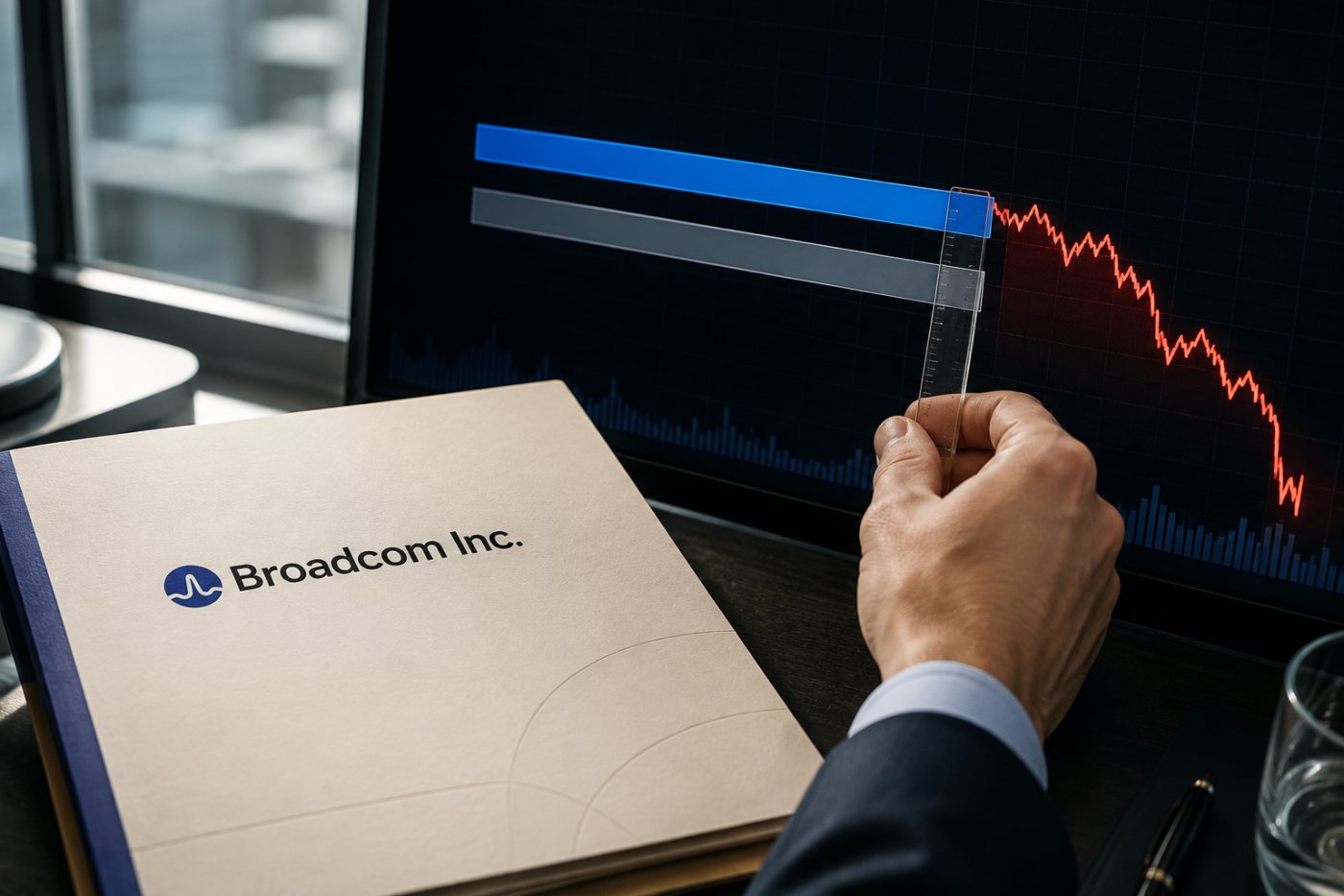 La prévision trimestrielle de Broadcom reste légèrement sous le consensus et l’action recule.