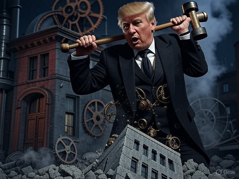 Trump Dismantles a Pillar of American Television