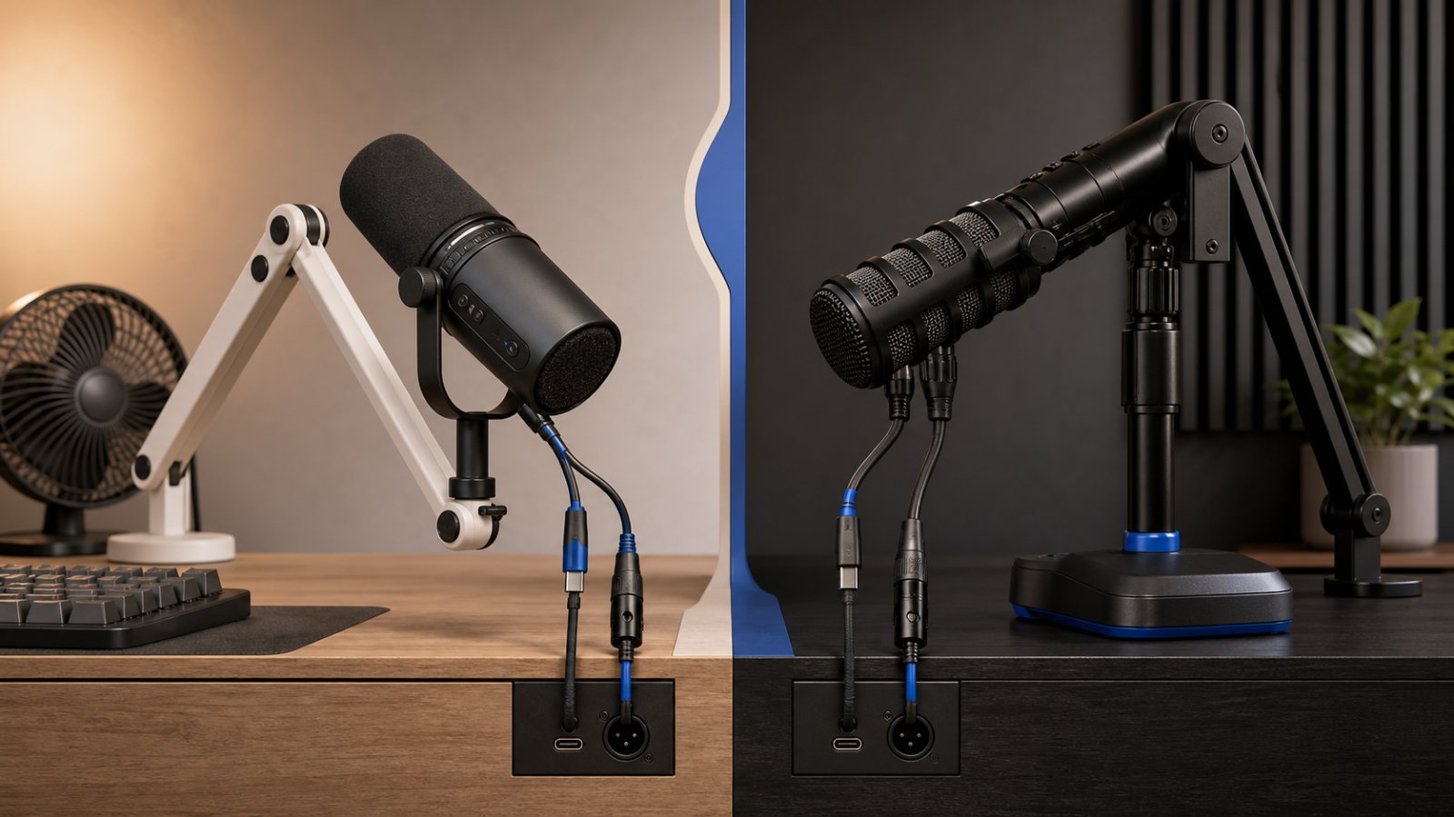 Shure MV7+ или RØDE PodMic USB: какой микрофон выбрать для домашней записи