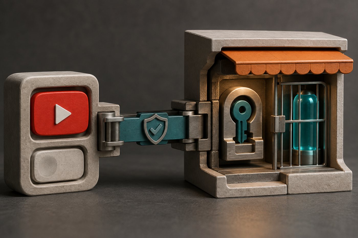 An eligible YouTube channel is linked to an active Amazon affiliate account before product tagging is enabled.