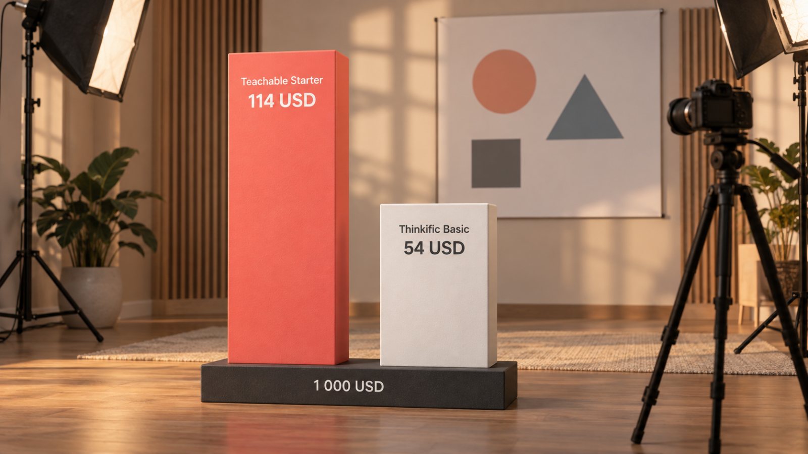 Teachable ar Thinkific: 1 000 USD pajamų pigesnį planą paverčia brangesniu