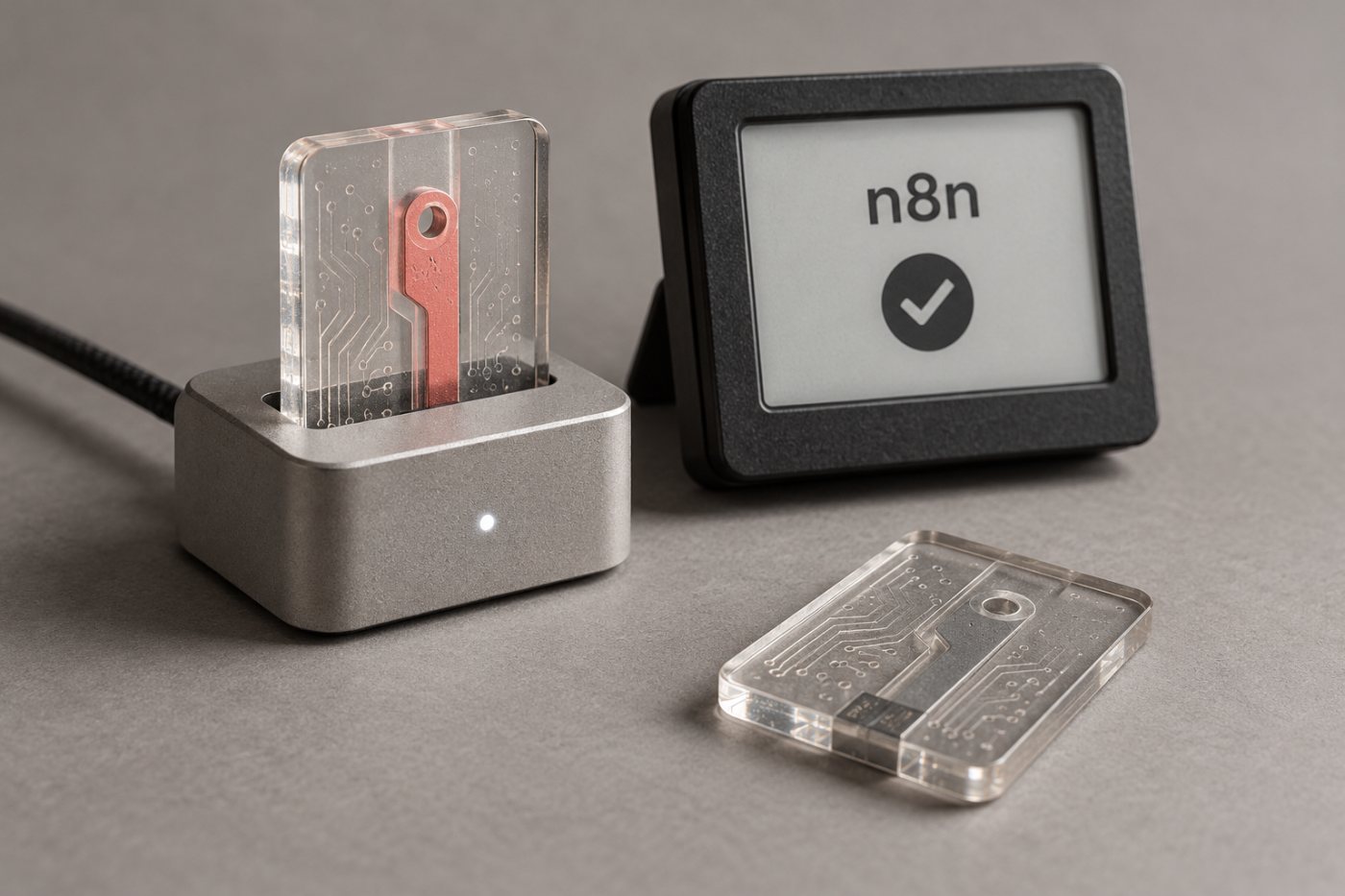 Et gendannet n8n-workflow bruger sit gemte credential til en kontrolleret læsehandling.