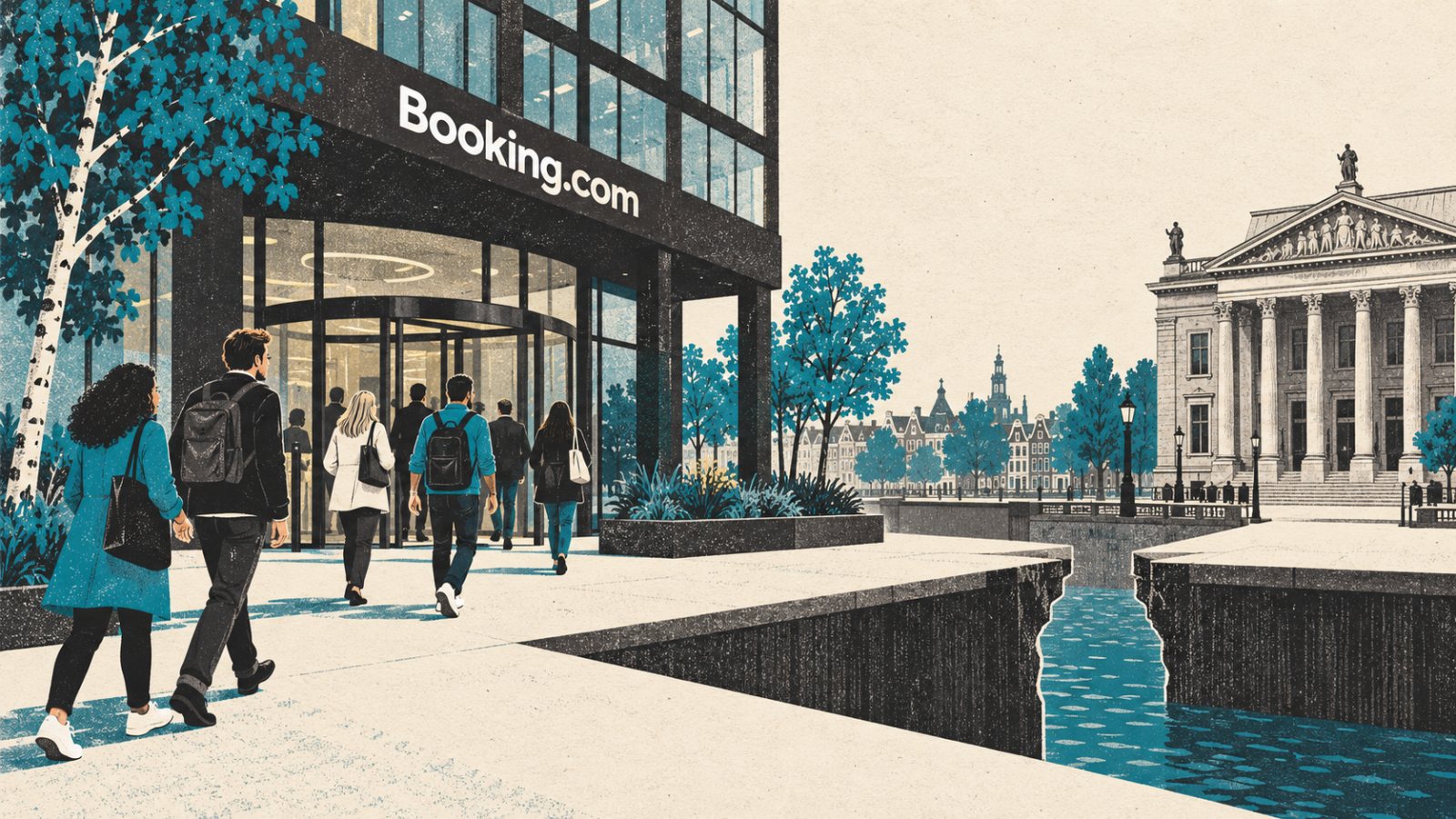 Booking.com wil 40% kantoor: de rechter stuurt eerst terug naar overleg