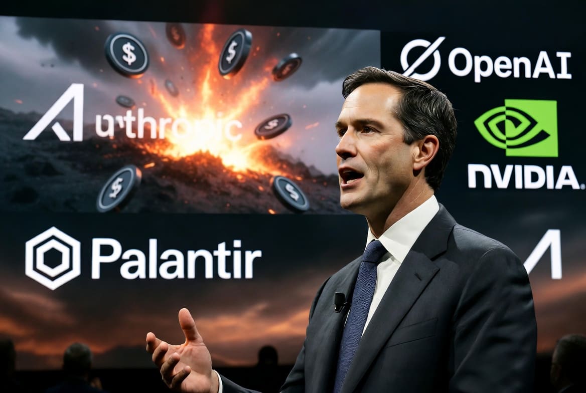Глава Palantir жёстко раскритиковал модель токенов OpenAI и Anthropic: «Что-то пошло совершенно не так»