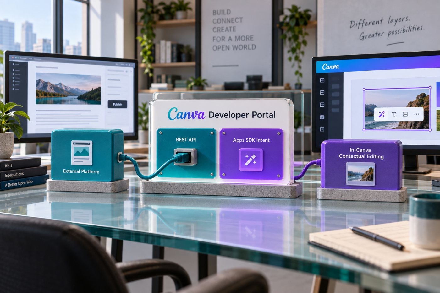 Canva App-এ REST-only workflow, Intent-ভিত্তিক workflow এবং দুই capability-র সমন্বয়