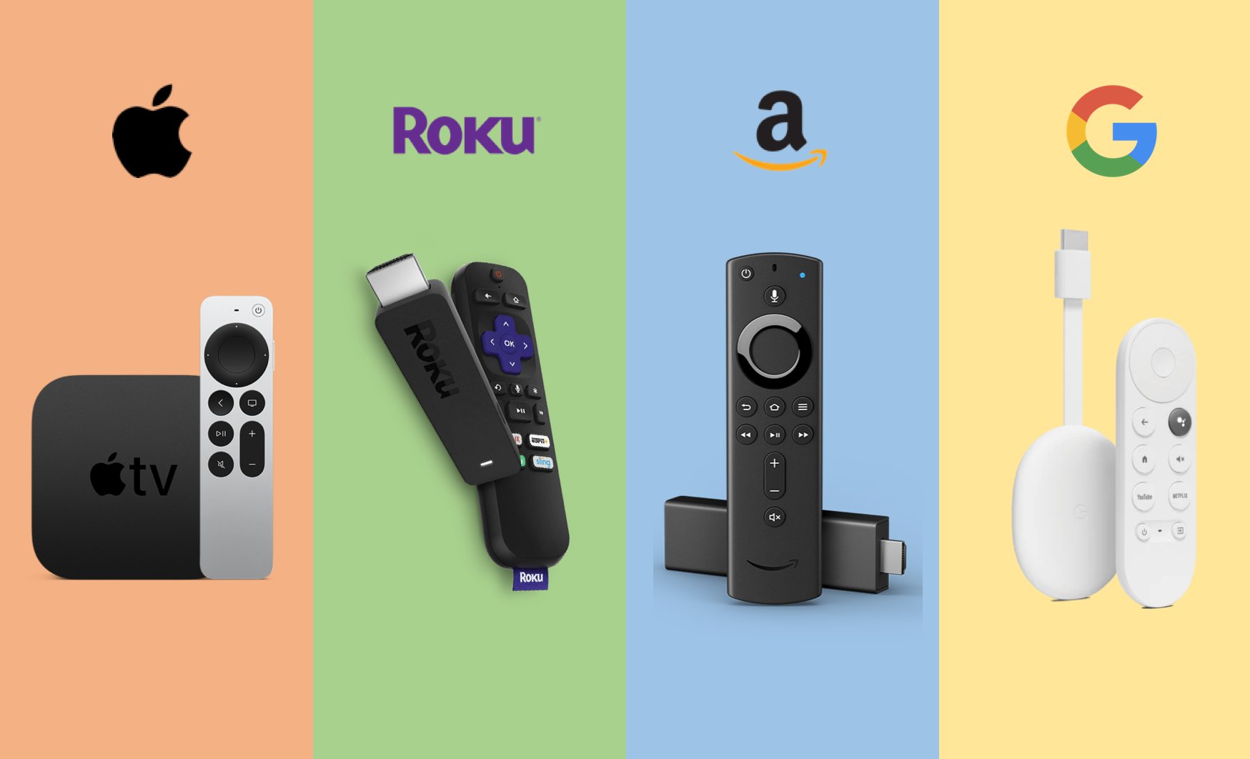 Apple TV vs. Fire Stick vs. Roku: Who Wins?