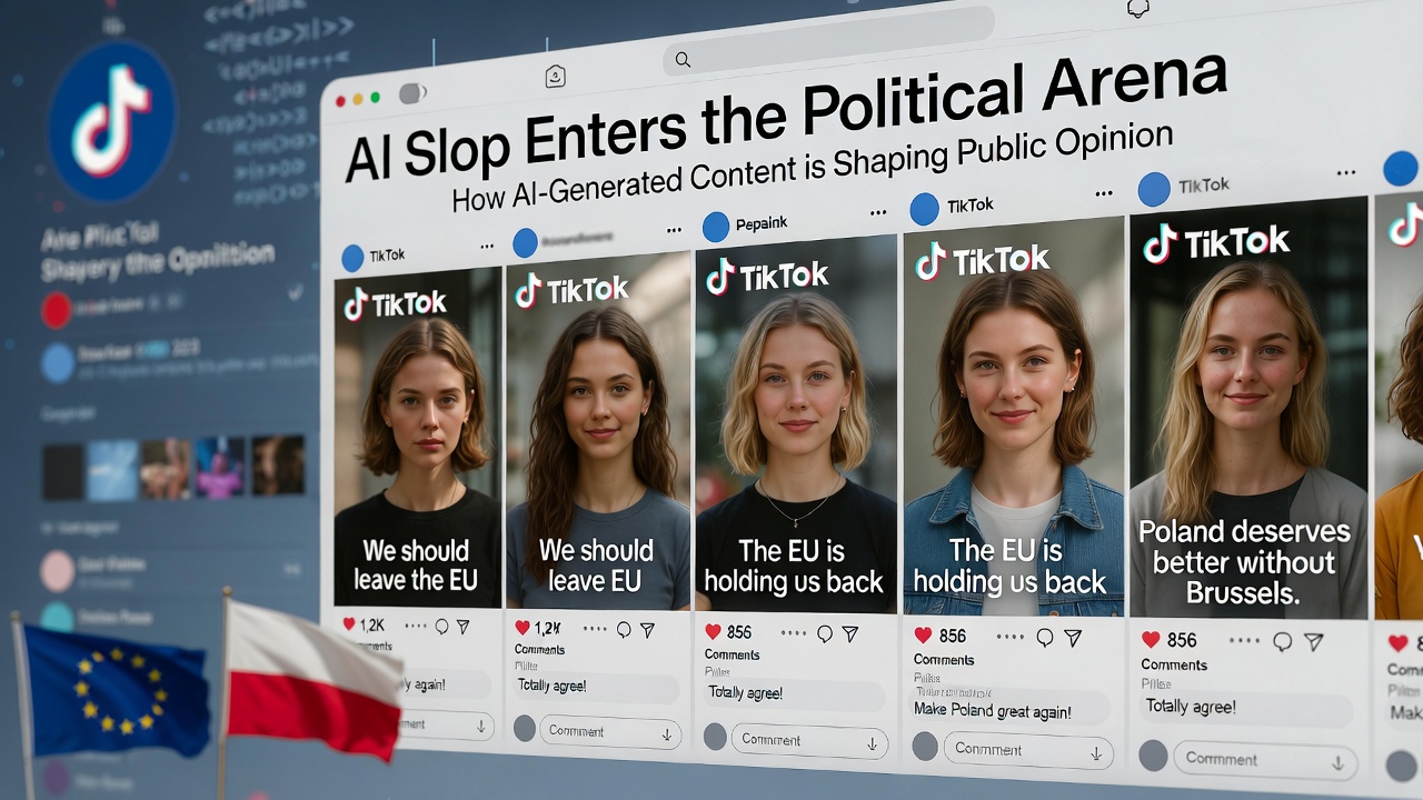AI Slop Enters the Political Arena: Fake TikTok Videos Push for Poland's EU Exit