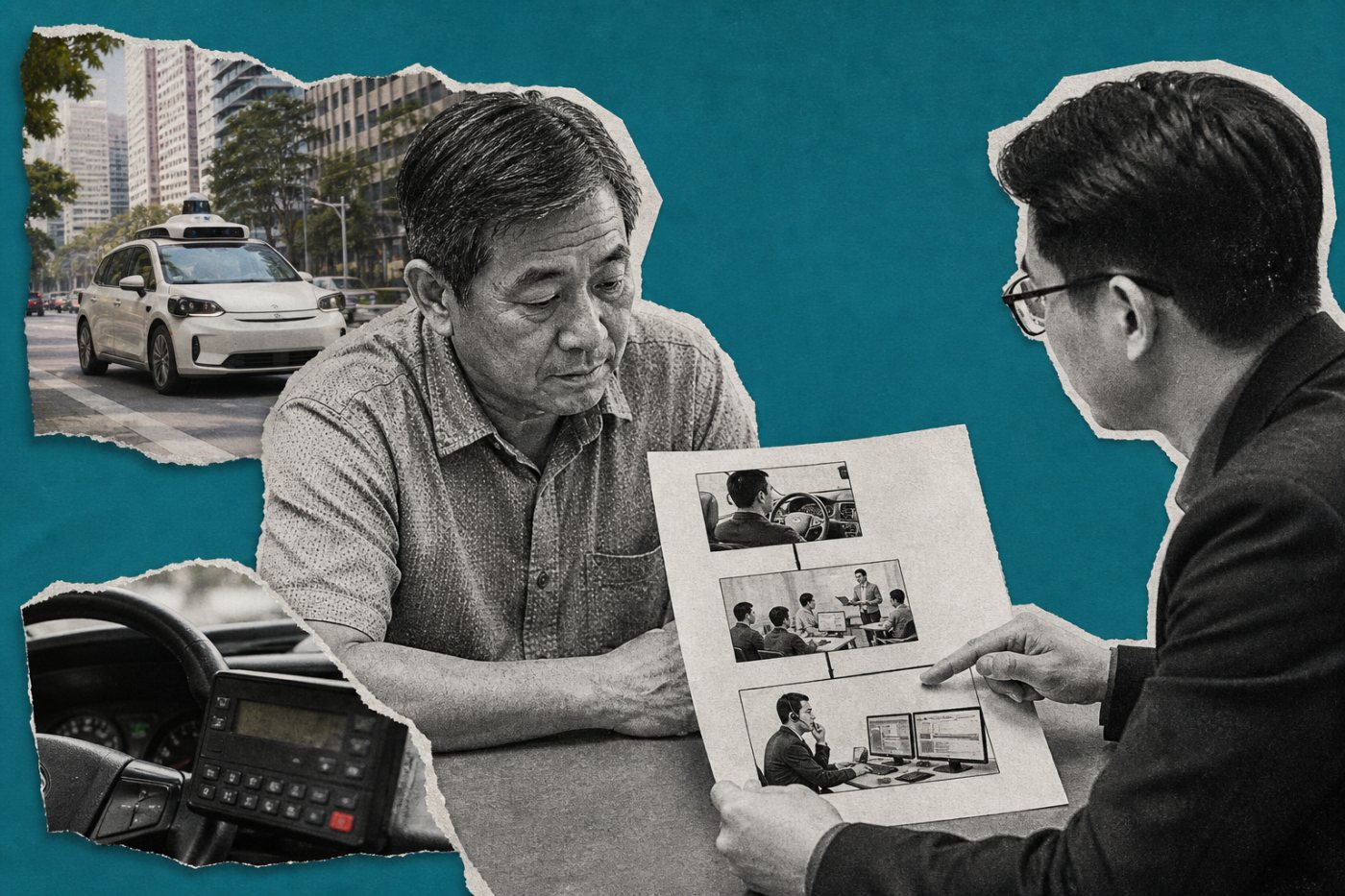 受自动驾驶影响的新加坡司机通过再培训和职业辅导寻找新岗位