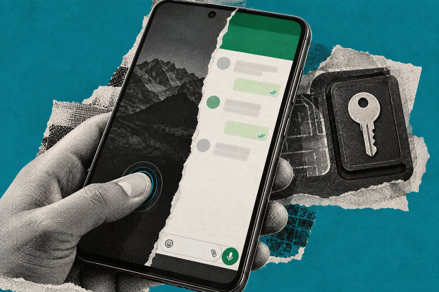 Ключ доступа WhatsApp подтверждает вход через защиту личного Android-устройства и системное хранилище учётных данных.