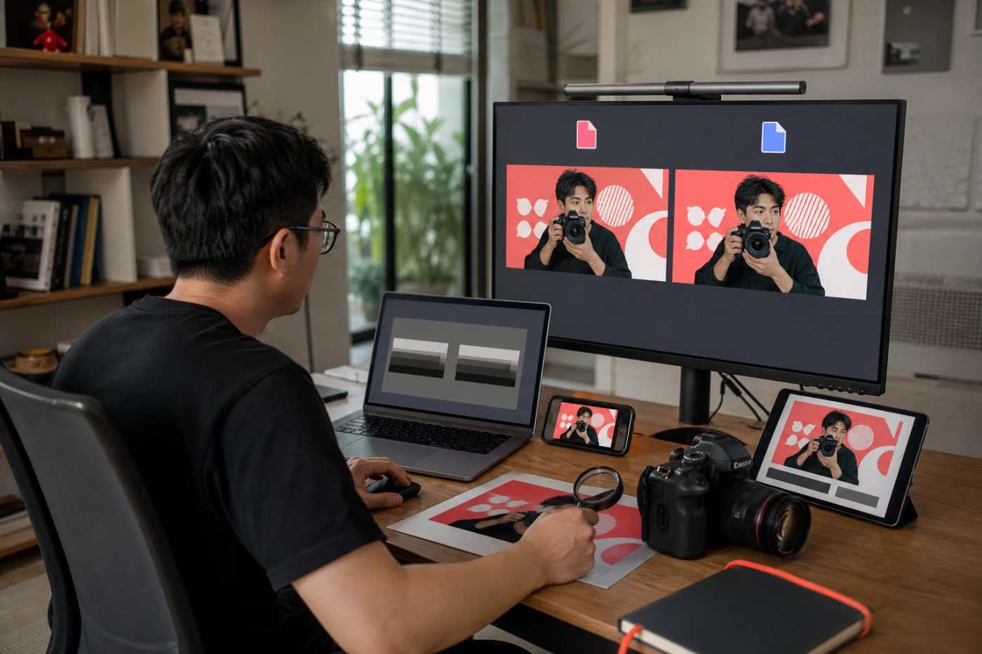 Quy trình xuất JPG hoặc PNG và kiểm tra giới hạn dung lượng thumbnail theo thiết bị