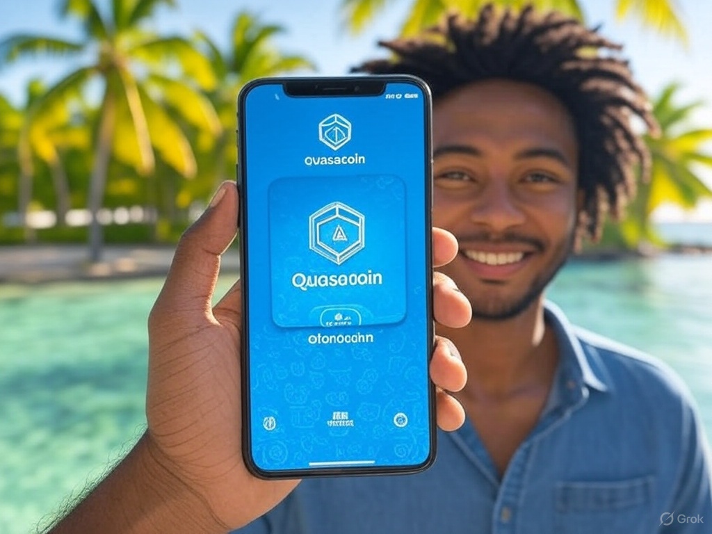 Chilling and Earning Crypto in Jamaica with Quasa Connect