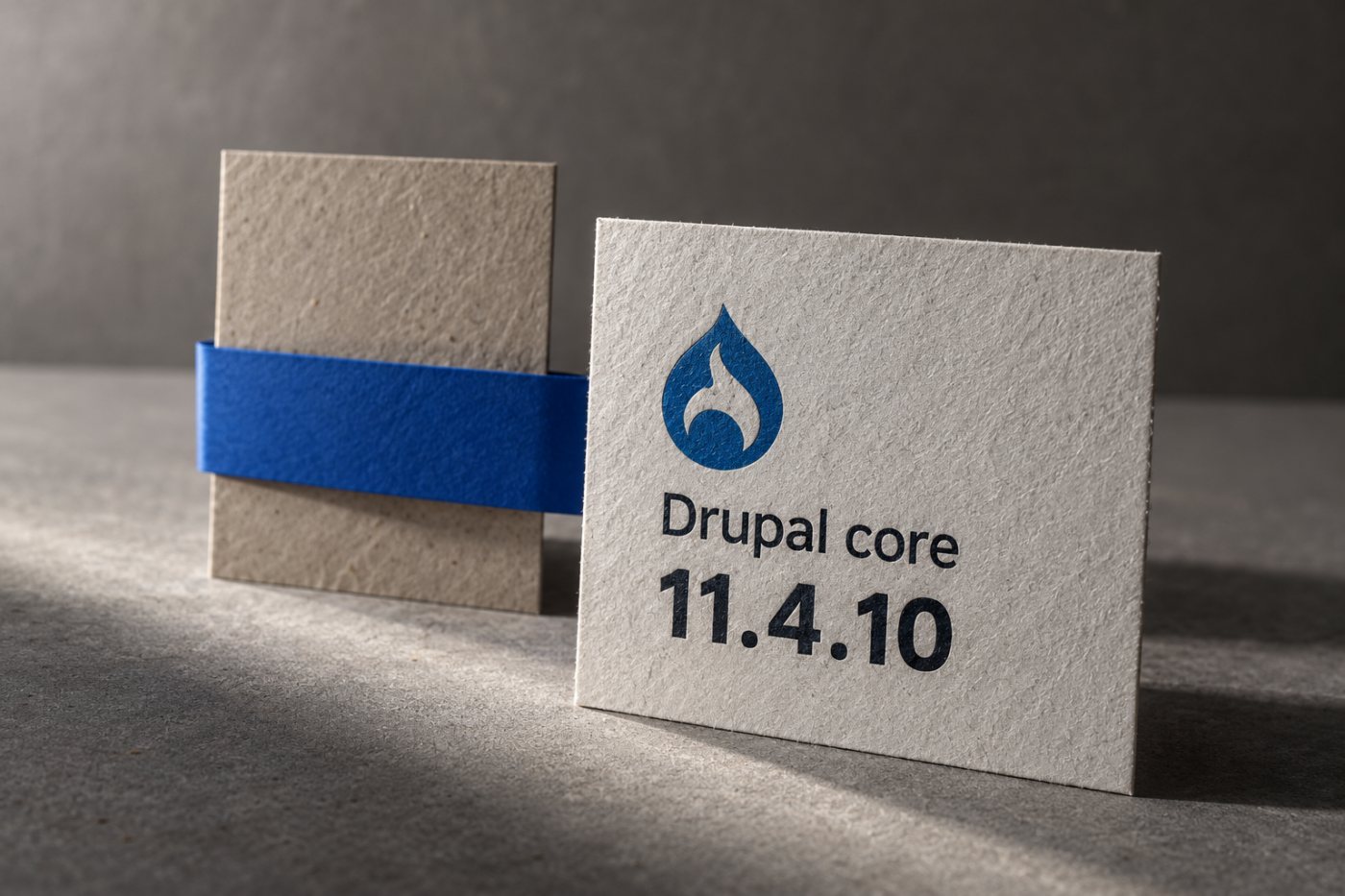 En rettet Drupal core-version er bekræftet, mens en berørt installation afventer opdatering.