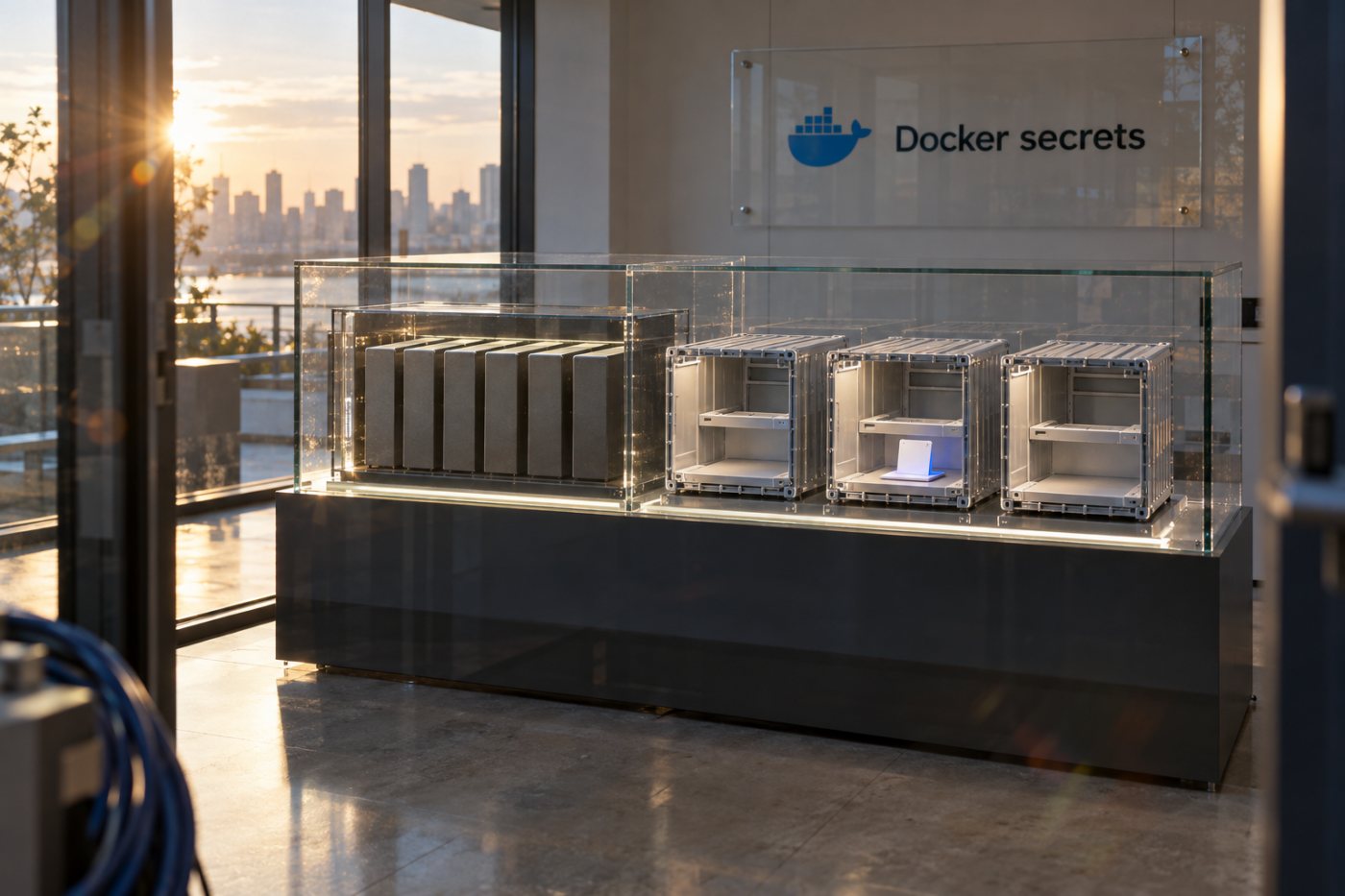 Docker Swarm 管理集群密钥,并将文件交给获授权的运行中服务任务。