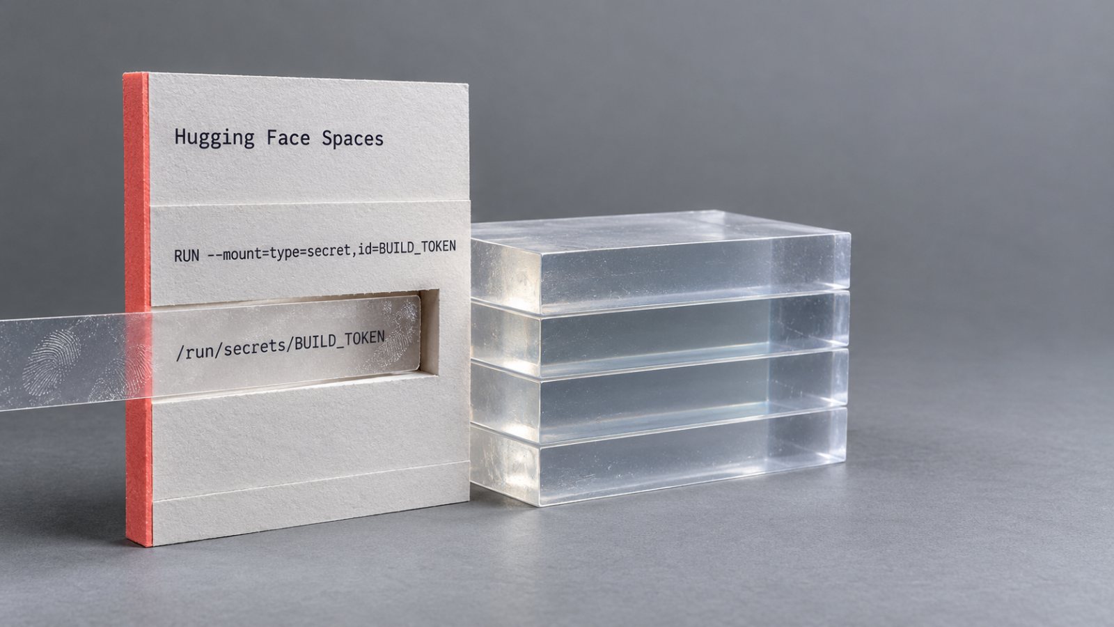 Hugging Face Space-ում API բանալին մի դրեք Docker image-ի մեջ
