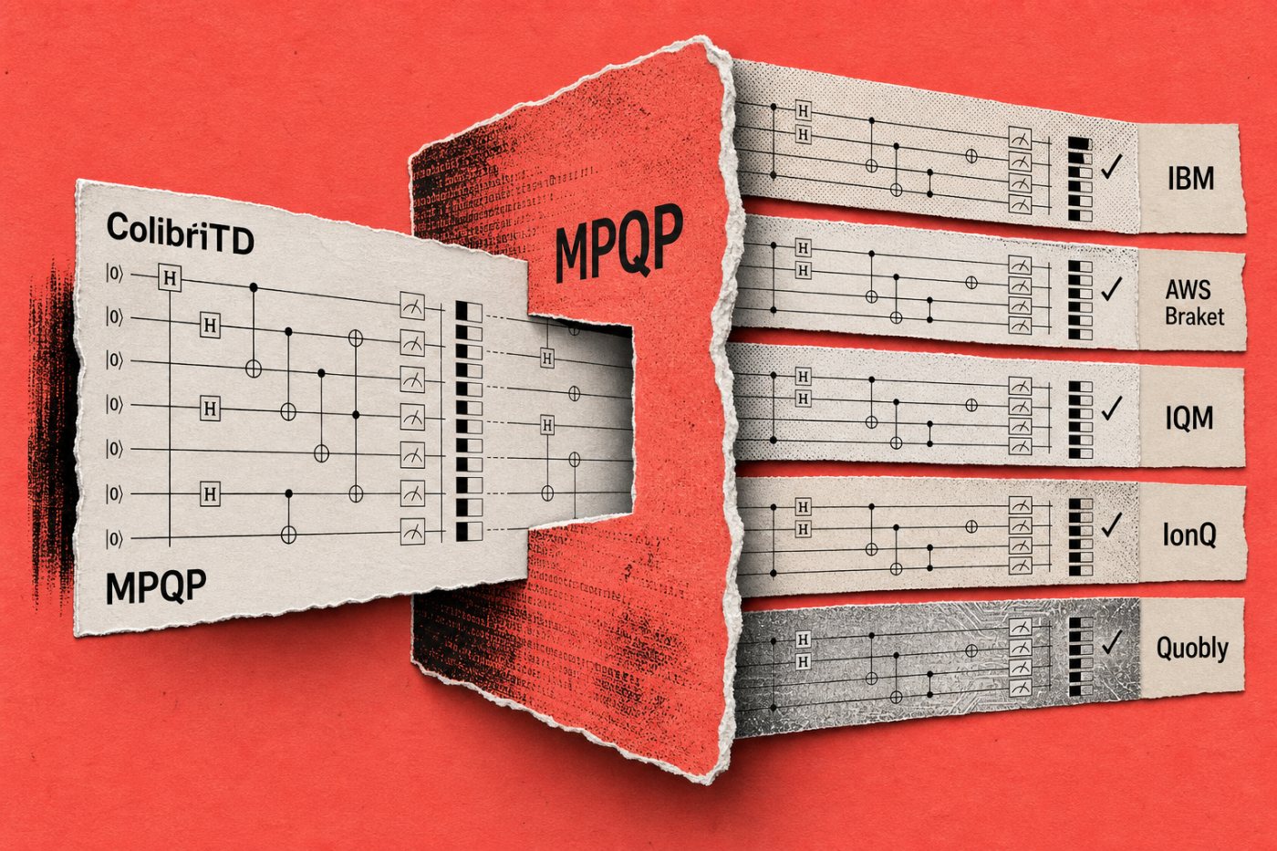 Одна программа через слой MPQP выполняется в нескольких квантовых инфраструктурах без повторного построения исходной модели