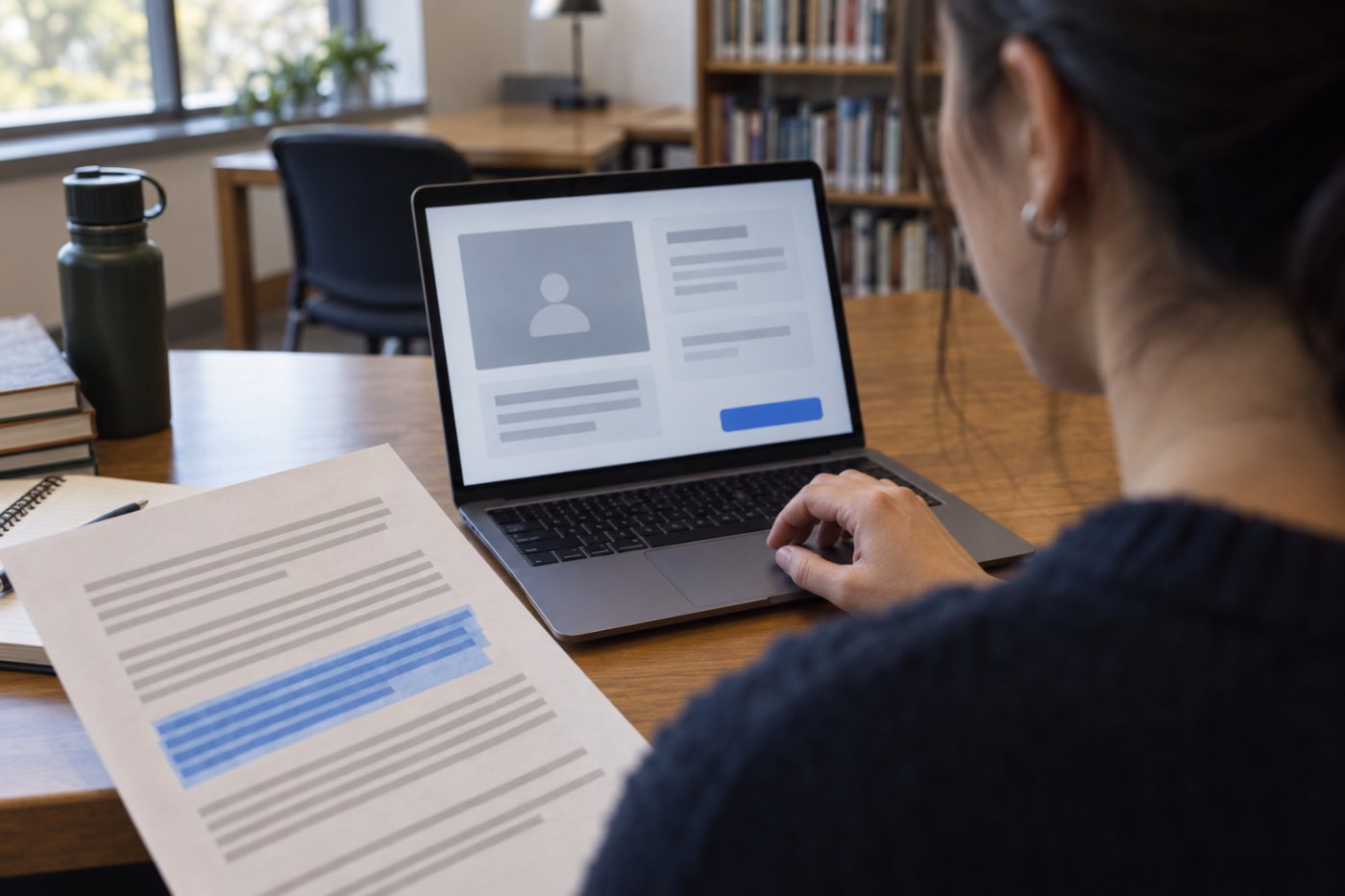 An AI Career Day participant checks the 30-day deletion and data-use conditions before submitting an interview.