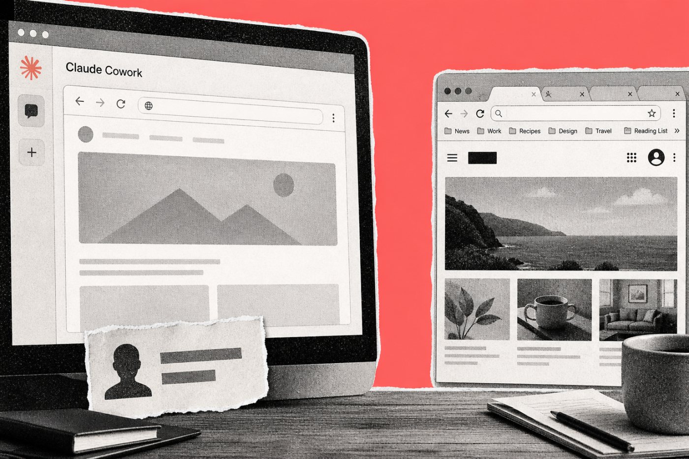 Sesi browser bawaan Claude Cowork berjalan terpisah dari tab dan login browser pribadi.