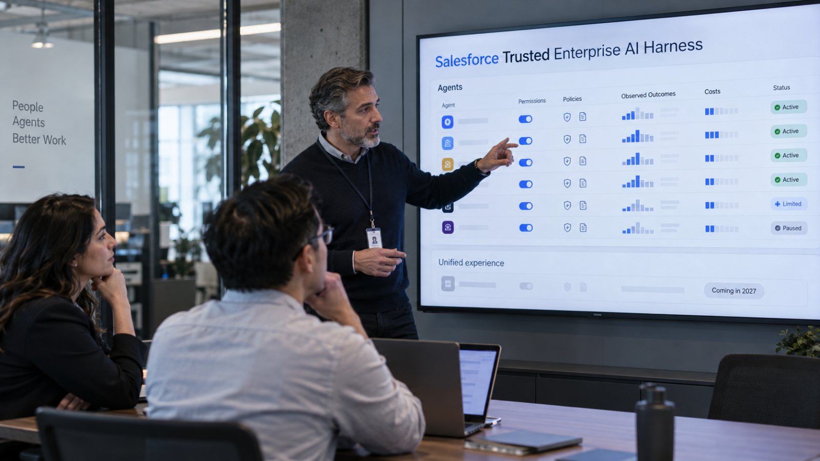 Salesforce crea un control para agentes: no estará completo hasta 2027