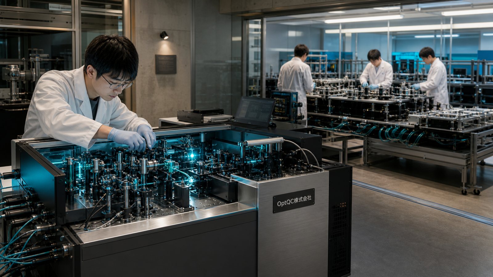 OptQCが70億円調達、常温の光量子計算機を1万量子ビットへ