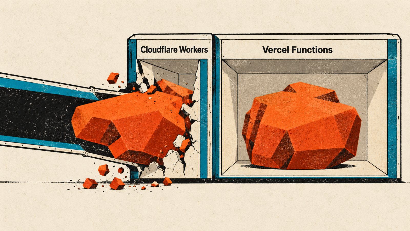 Cloudflare Workers या Vercel Functions: 128 MB सीमा चुनाव पलट सकती है