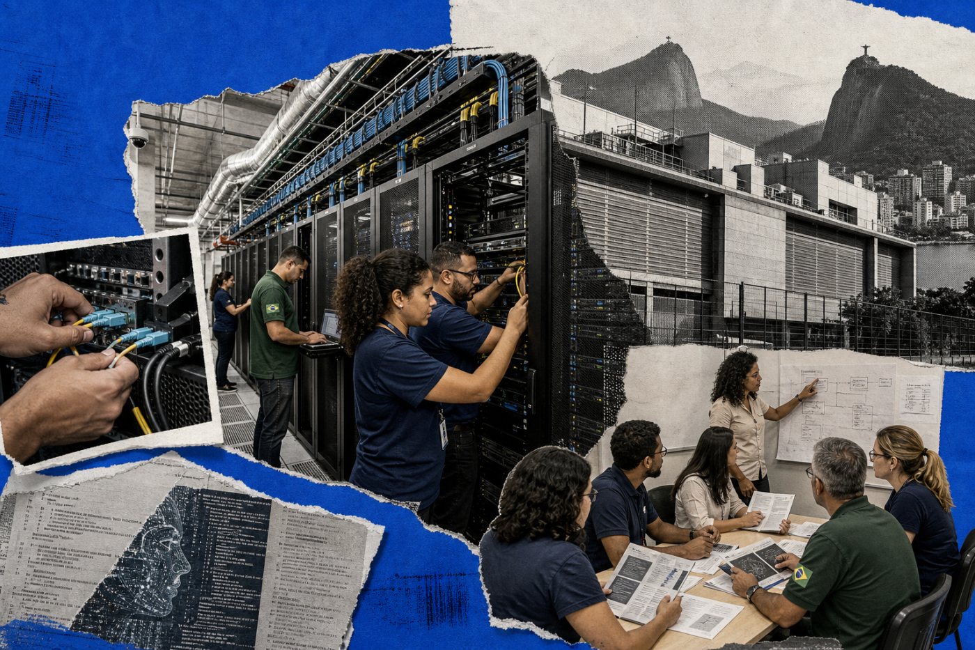 L’infrastructure de Rio associant la RNP, Huawei et iFlytek pour développer des modèles de langage et former des spécialistes.