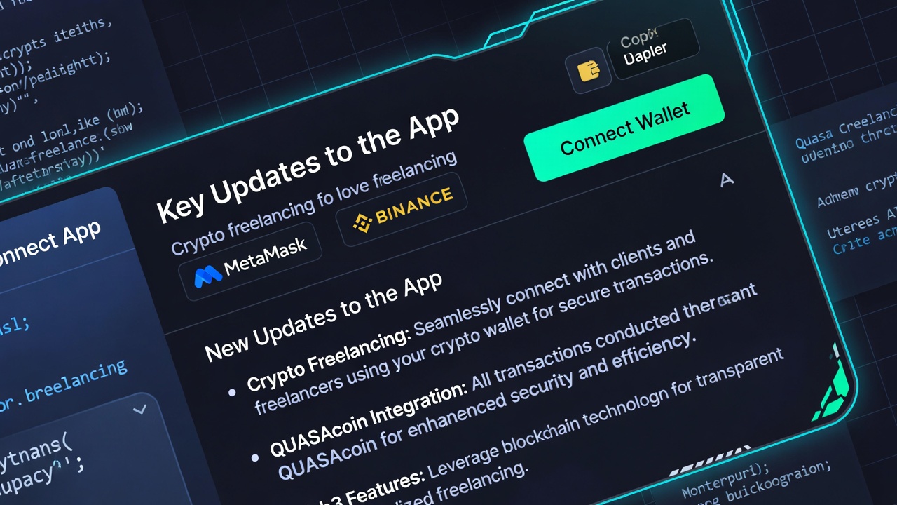 Key Updates to the Quasa Connect App for Crypto Freelancing