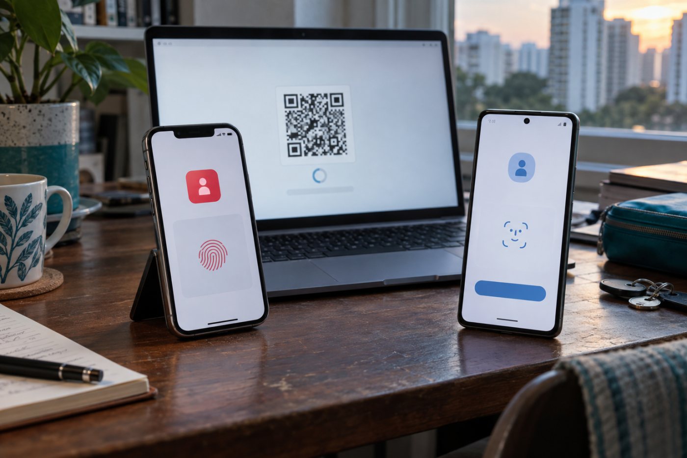 iPhone和Android手机可创建Singpass通行密钥,电脑需配合受支持手机登录