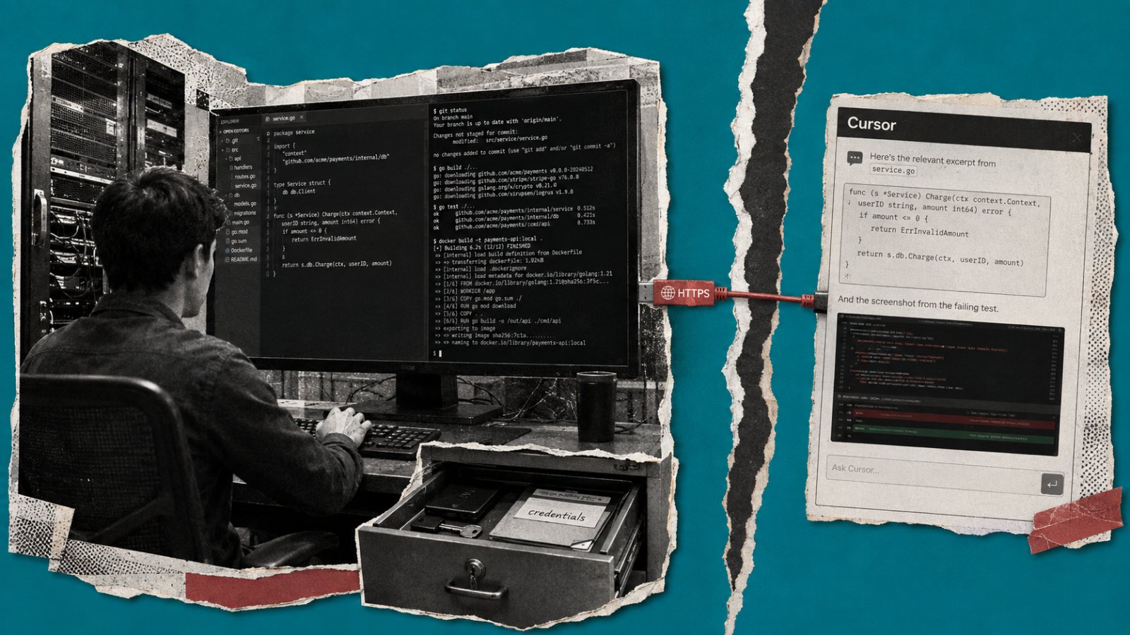 Cursor leva agentes à sua infraestrutura — arquivos ainda podem sair