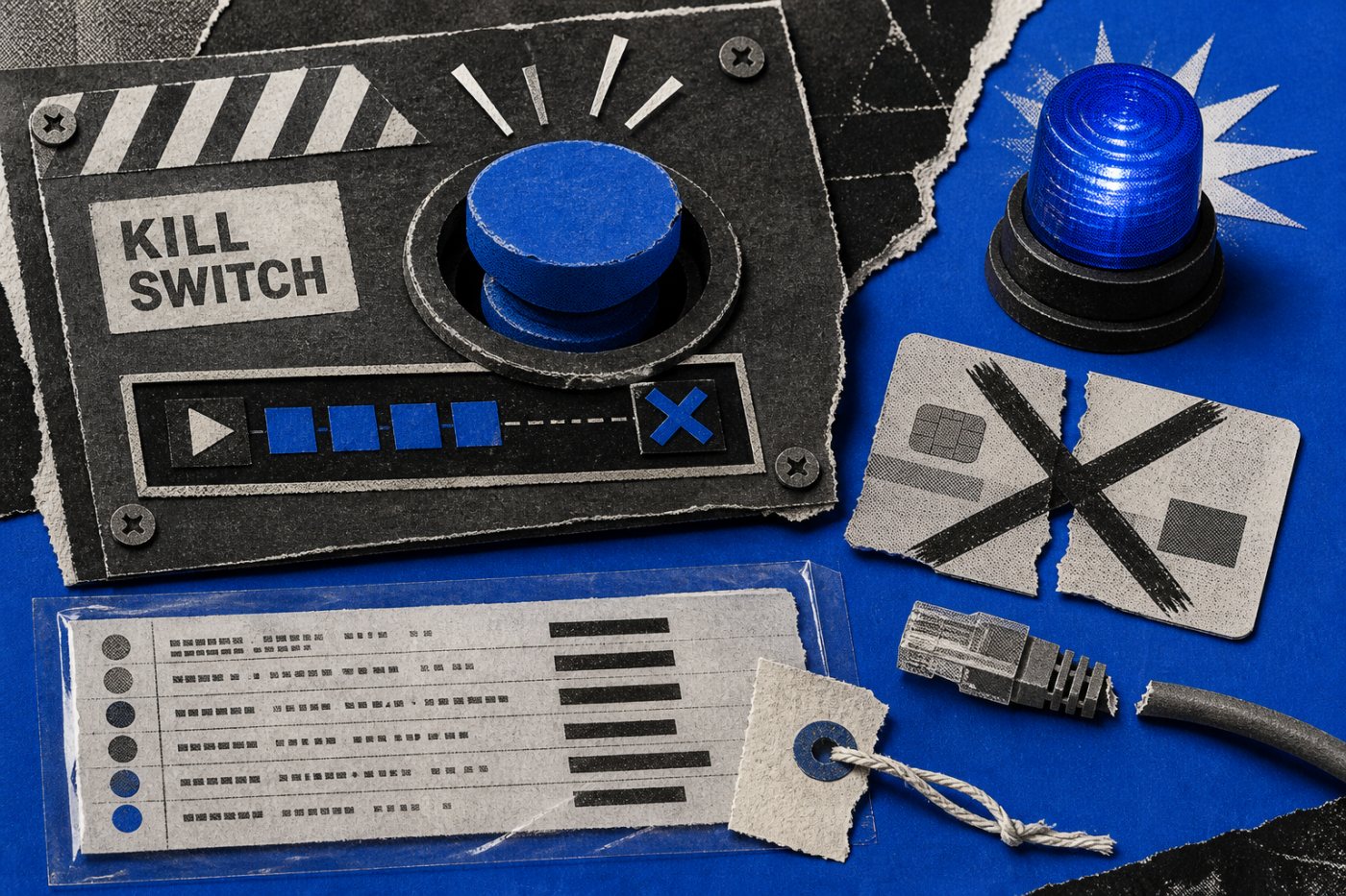 অননুমোদিত কাজ শনাক্ত হওয়ার পর kill switch দিয়ে tool call, credential ও network access বন্ধ