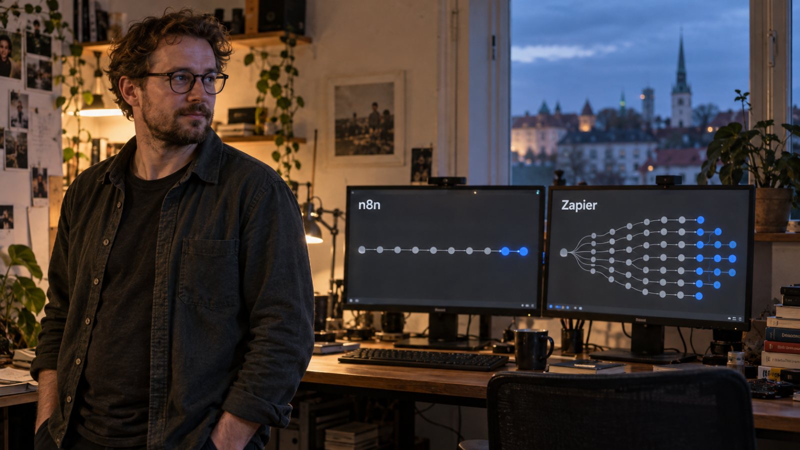 n8n või Zapier: üks loeb töövoogu, teine iga AI-sammu