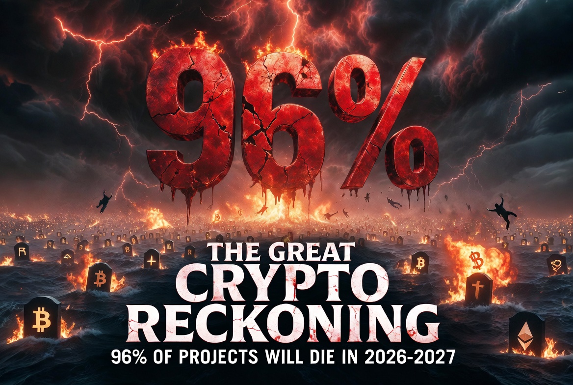 Part 5. The Great Crypto Reckoning: Why 96% of Projects Will Die in 2026–2027 and Only a Handful Will Survive