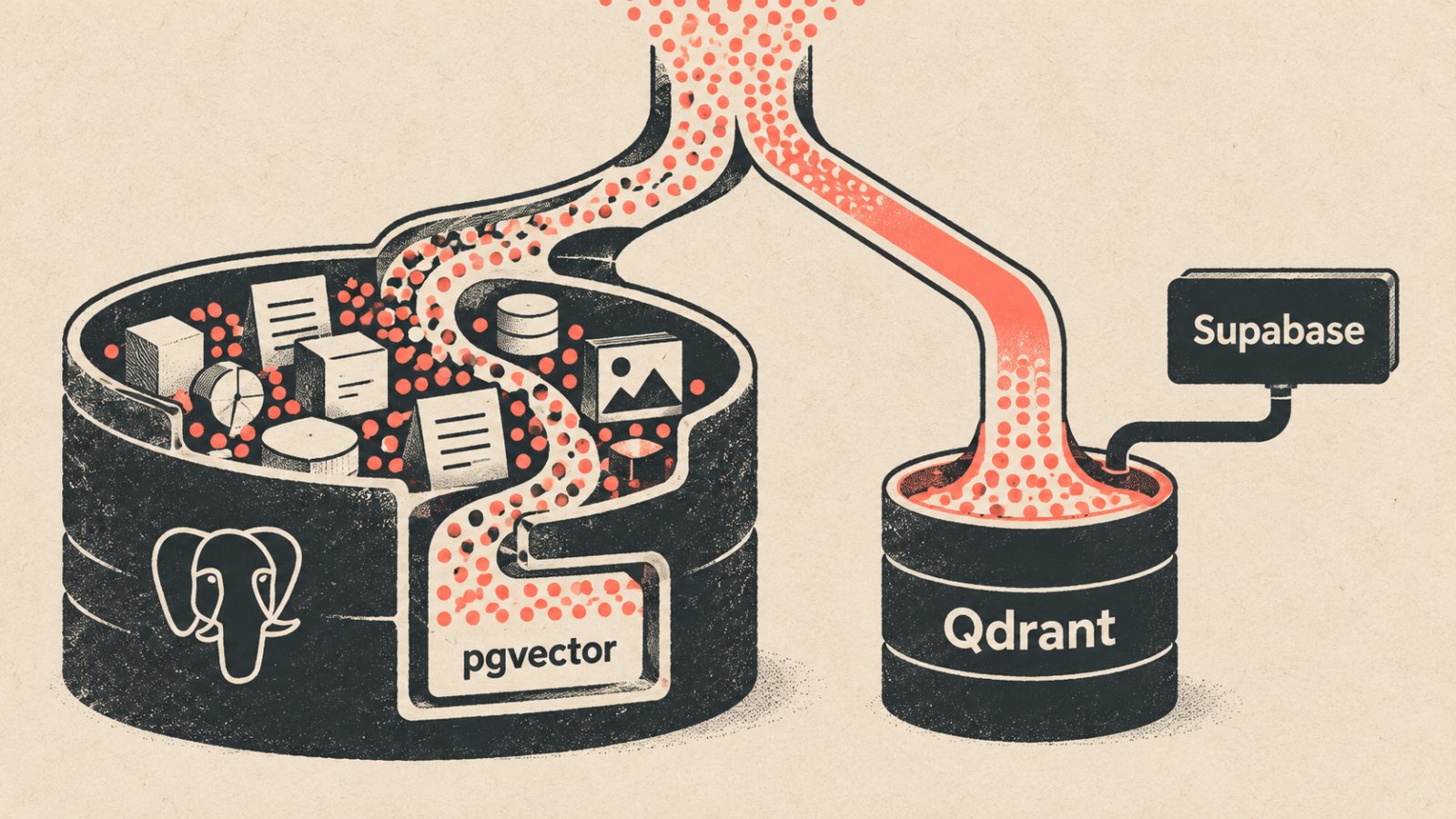 pgvector eða Qdrant: hraðari leit getur kostað annað kerfi