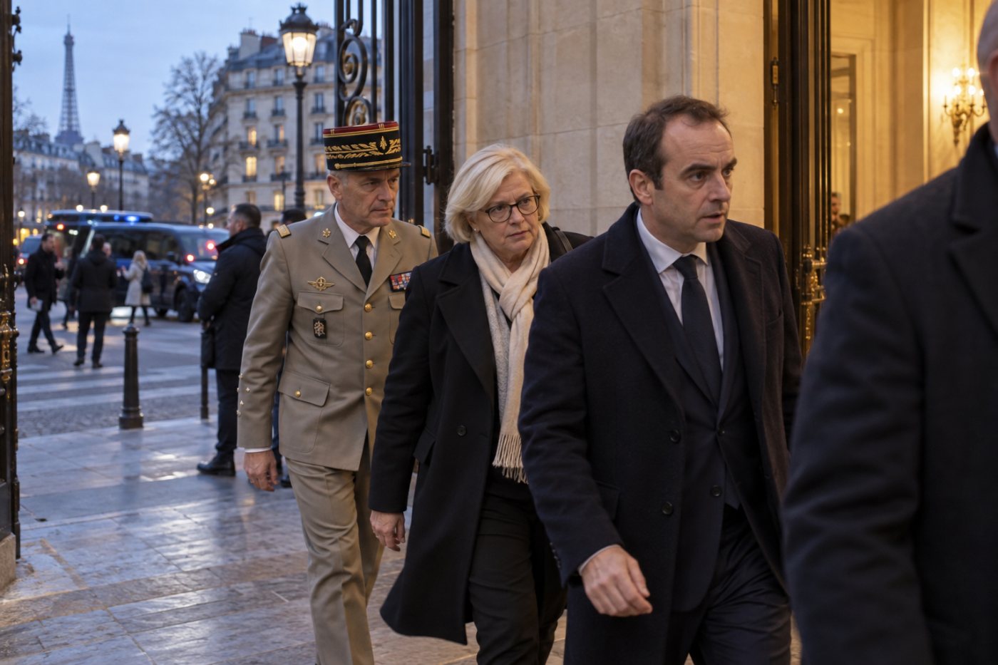 Sébastien Lecornu, Catherine Vautrin et Fabien Mandon, participants annoncés au conseil de défense consacré à l’IA.